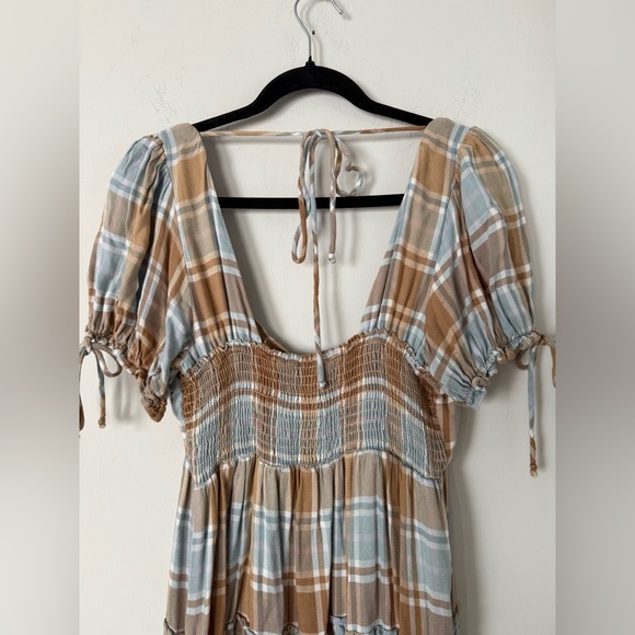 Show Me Your Mumu Maryellen Tiered Mini Dress in Georgetown Plaid - Picture 11 of 16